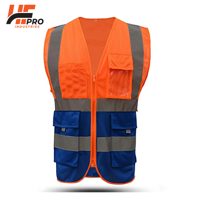 Spardwear-Hi-Vis-Fluorescent-Orange-Safety-Vest-Breathable-Mesh-...